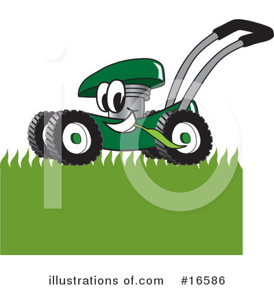 Lawn Care Clipart #16586 by Mascot Junction