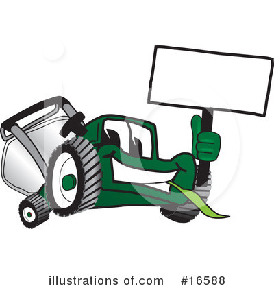 Lawn Care Clipart #16588 by Mascot Junction