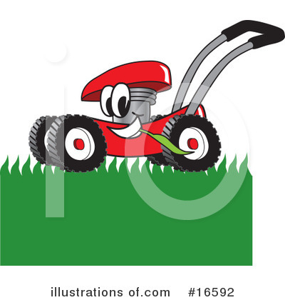 Lawn Care Clipart #16592 by Mascot Junction