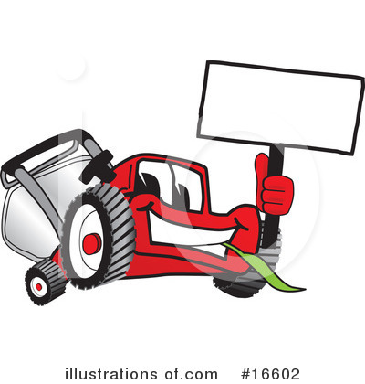 Lawn Care Clipart #16602 by Mascot Junction