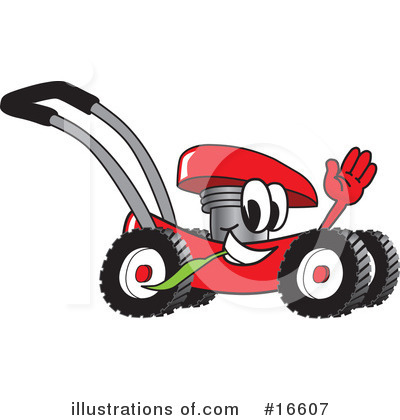 Lawn Care Clipart #16607 by Mascot Junction