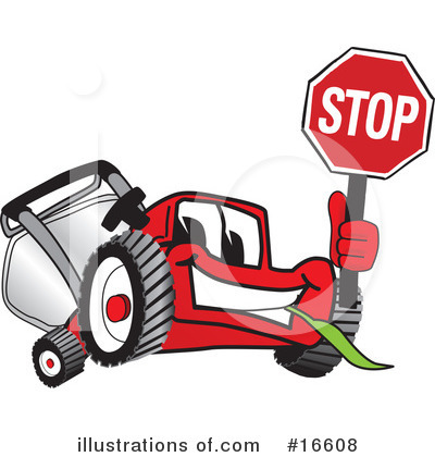 Lawn Care Clipart #16608 by Mascot Junction