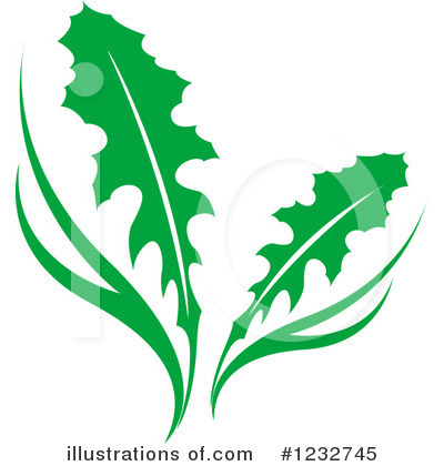 Green Leaves Clipart #1232745 by Vector Tradition SM