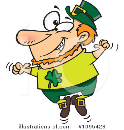 Royalty-Free (RF) Leprechaun Clipart Illustration by toonaday - Stock Sample #1095428