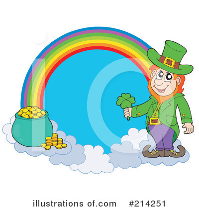 Royalty-Free (RF) Leprechaun Clipart Illustration by visekart - Stock Sample #214251