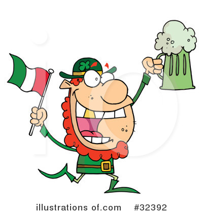 Saint Patricks Day Clipart #32392 by Hit Toon