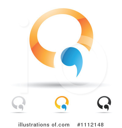 Royalty-Free (RF) Letter Q Clipart Illustration by cidepix - Stock Sample #1112148