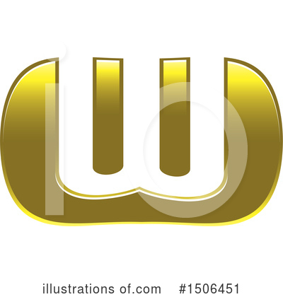 W Clipart #1506451 by Lal Perera