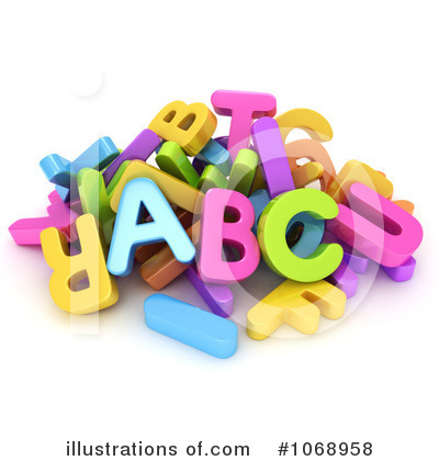 Royalty-Free (RF) Letters Clipart Illustration by BNP Design Studio - Stock Sample #1068958