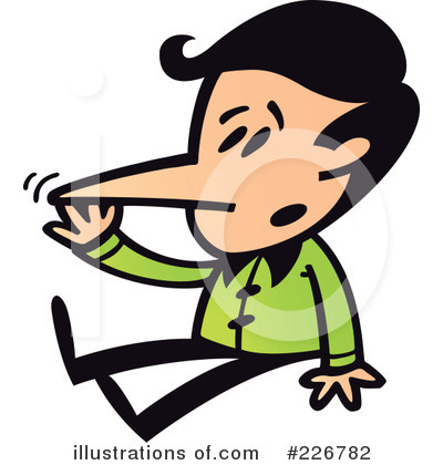 Royalty-Free (RF) Liar Clipart Illustration by Zooco - Stock Sample #226782
