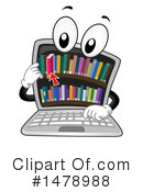 Library Clipart #1478988 by BNP Design Studio