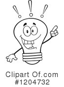 Light Bulb Clipart #1204732 by Hit Toon