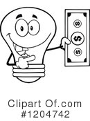 Light Bulb Clipart #1204742 by Hit Toon