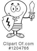 Light Bulb Clipart #1204766 by Hit Toon