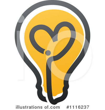 Royalty-Free (RF) Lightbulb Clipart Illustration by elena - Stock Sample #1116237
