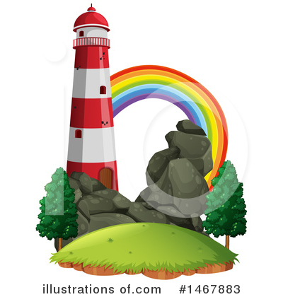 Lighthouse Clipart #1133036 - Illustration by Graphics RF