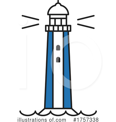 Royalty-Free (RF) Lighthouse Clipart Illustration by Vector Tradition SM - Stock Sample #1757338