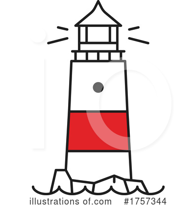 Royalty-Free (RF) Lighthouse Clipart Illustration by Vector Tradition SM - Stock Sample #1757344