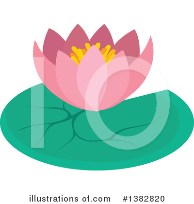 Royalty-Free (RF) Lily Pad Clipart Illustration by visekart - Stock Sample #1382820