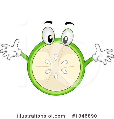 Royalty-Free (RF) Lime Clipart Illustration by BNP Design Studio - Stock Sample #1346890