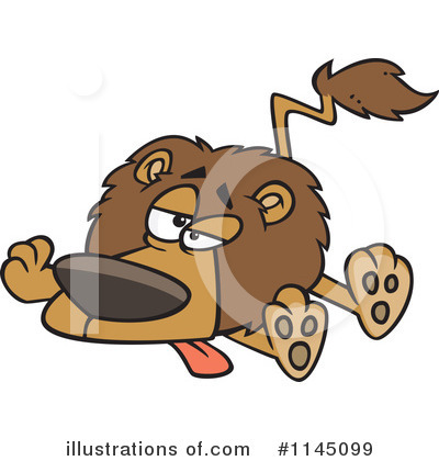 Royalty-Free (RF) Lion Clipart Illustration by toonaday - Stock Sample #1145099