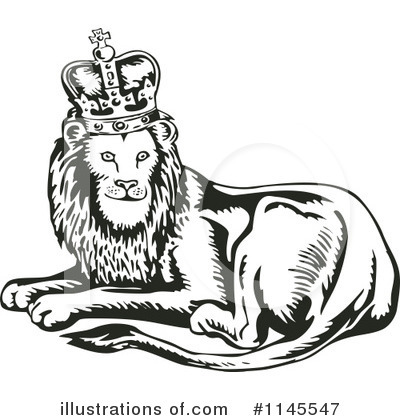 Male Lion Clipart #1145547 by patrimonio
