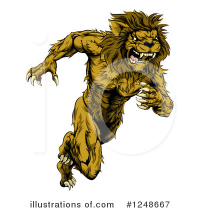 Royalty-Free (RF) Lion Clipart Illustration by AtStockIllustration - Stock Sample #1248667