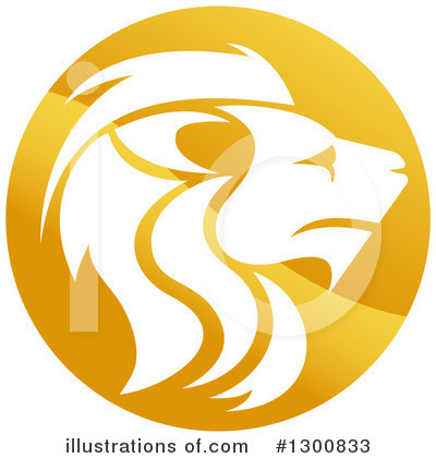 Royalty-Free (RF) Lion Clipart Illustration by AtStockIllustration - Stock Sample #1300833