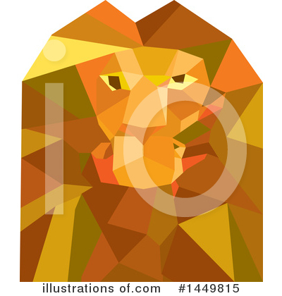 Royalty-Free (RF) Lion Clipart Illustration by patrimonio - Stock Sample #1449815