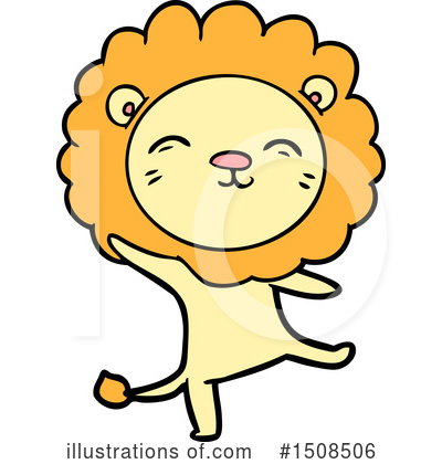 Royalty-Free (RF) Lion Clipart Illustration by lineartestpilot - Stock Sample #1508506