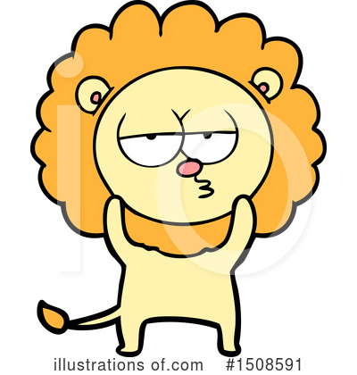 Royalty-Free (RF) Lion Clipart Illustration by lineartestpilot - Stock Sample #1508591