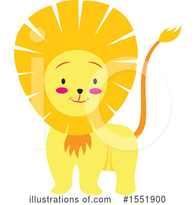 Lion Clipart #1551900 by Cherie Reve