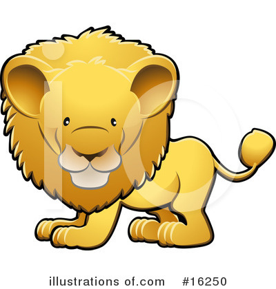 Royalty-Free (RF) Lion Clipart Illustration by AtStockIllustration - Stock Sample #16250