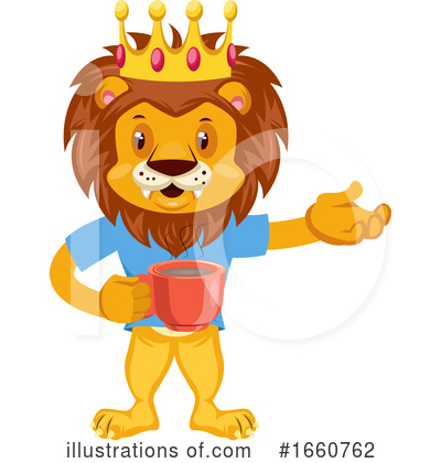 Royalty-Free (RF) Lion Clipart Illustration by Morphart Creations - Stock Sample #1660762