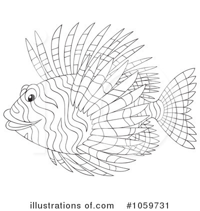 Lionfish Clipart #1059731 by Alex Bannykh
