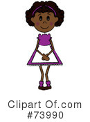 Little Girl Clipart #73990 by Pams Clipart