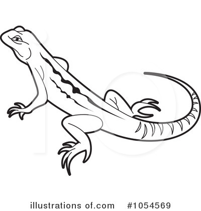 Lizard Clipart #1054569 by Lal Perera