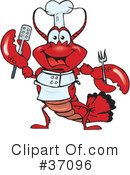 Lobster Clipart #37096 by Dennis Holmes Designs