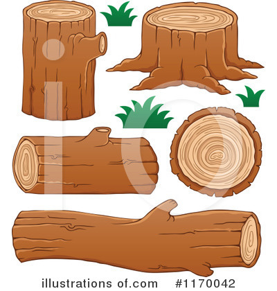 Logs Clipart #1170042 by visekart