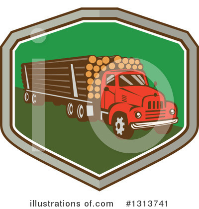 Royalty-Free (RF) Logging Clipart Illustration by patrimonio - Stock Sample #1313741