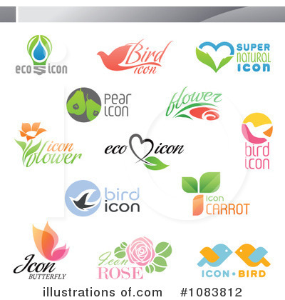 Royalty-Free (RF) Logos Clipart Illustration by elena - Stock Sample #1083812