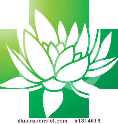 Lotus Clipart #1314618 by Lal Perera