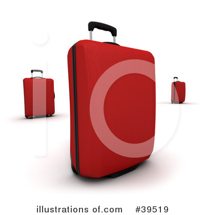 Luggage Clipart #79384 - Illustration by Frank Boston