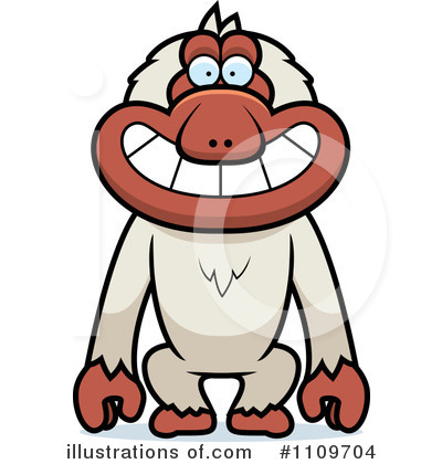 Royalty-Free (RF) Macaque Clipart Illustration by Cory Thoman - Stock Sample #1109704