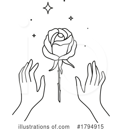Rose Clipart #1794915 by Vector Tradition SM