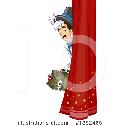Royalty-Free (RF) Magician Clipart Illustration by BNP Design Studio - Stock Sample #1352485