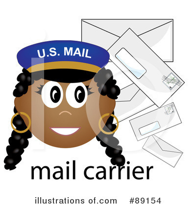 Mail Carrier Clipart #89154 by Pams Clipart