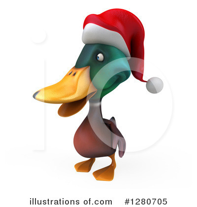 Mallard Duck Clipart #1280705 - Illustration by Julos