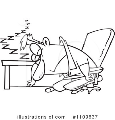 Sleeping Clipart #1109637 by toonaday