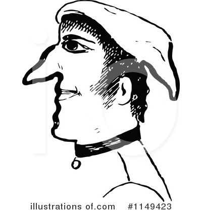 Royalty-Free (RF) Man Clipart Illustration by Prawny Vintage - Stock Sample #1149423